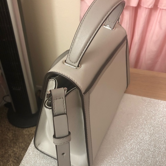 MK Whitney satchel medium silver color used once - Picture 2 of 4